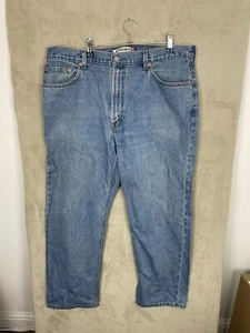 Men's Vintage Levis 505 Regular Fit Jeans Trousers Size W40 L30 Blue Straight - Picture 1 of 7