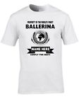 Ballerina Player Maßgefertigt Herren T-Shirt Welt Beste Job Tanz Ballett Cool