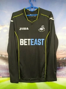 Swansea City Jersey 2016 2017 Long Sleeve MEDIUM Shirt Joma  - Picture 1 of 12