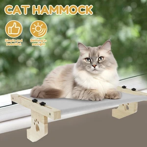 Sturdy Cat Window Perch Cat Window Hammock for Indoor Cats Easy to Install qiLqr - Picture 1 of 11