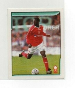 Merlin premier league 1999 football sticker 389 Chris Bart-Williams Nottingham F