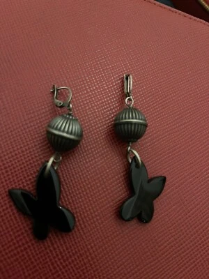 Orecchini in Argento 925 Brunito, Onice  - Immagine 1 di 4