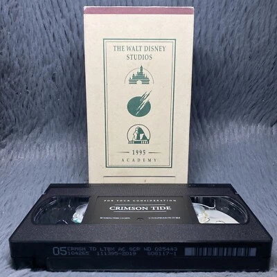 Crimson Tide VHS Tape 1995 Unrated Academy Consideration Walt Disney Studios - Image 1 of 4
