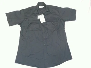 NWT Elbeco Response ADU RipStop Mens Black Short Sleeve Uniform Shirt Size XL - Picture 1 of 10