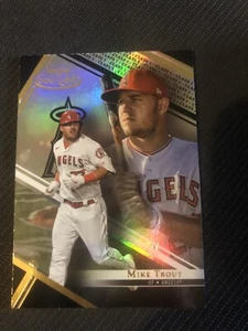 2021 Topps Gold Label Mike Trout Los Angeles Angels #52 - Picture 1 of 2