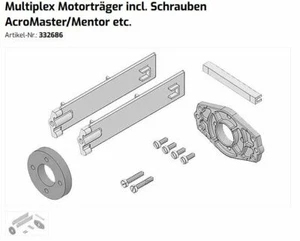 Motorhalter Motorträger incl. Schraube Acro Master/Mentor 332686  - Picture 1 of 1