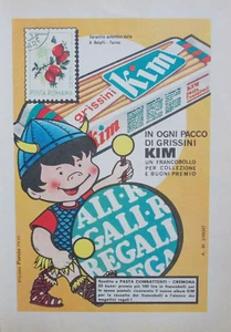Pubblicità Advertising Italian Clipping 1970 GRISSINI KIM FRANCOBOLLO V.3. - Bild 1 von 3