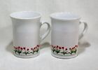 Pair of Vintage Coloroll Tulip Design Mugs by Kilncraft