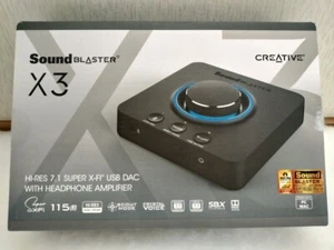 Convertisseur audio numérique Creative Sound Blaster X3 32 bits/192 kHz testé fonctionnel - Photo 1/4