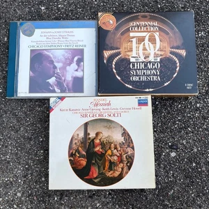 Chicao Symphony 3 CD Lot: Strauss, Centennial Collec., Handel Messiah (6 Discs) - Bild 1 von 4