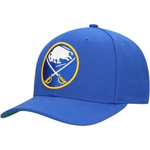 Men's Mitchell & Ness Royal Buffalo Sabres Core Team Ground Pro Adjustable Hat - Picture 1 of 4