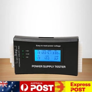 AU Digital LCD Power Tester Computer ATX Tester Electrical Instruments - Bild 1 von 5