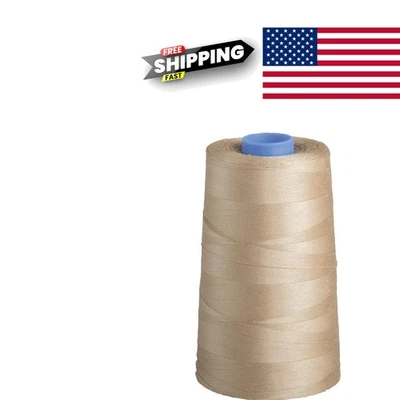 Cono de 5000 yardas de 100 hilos de algodón en color antiguo para acolchado y costura Foto 1 de 2