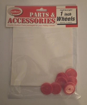 11 paquetes de ruedas ligeras Guillows #112 de 1 pulgada (112 en total) Foto 1 de 3