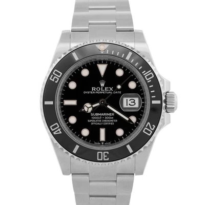 NUEVO 2025 Rolex Submariner Date 41 Reloj de Cerámica Inoxidable 126610 LN B+P Foto 1 de 4