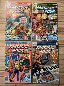 Fantastic Four Bronze Age Lot of 4 # 160,172,174 & 191 Graded 1975 to 1977 - Imagen 1 de 24