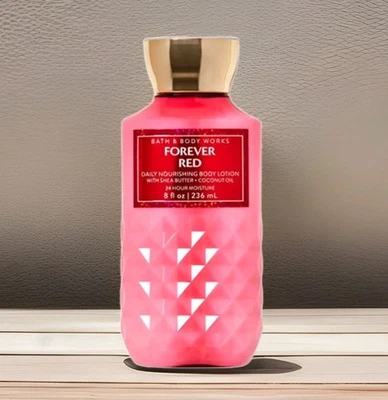 NUEVO Bath & Body Works FOREVER RED Loción Corporal Nutritiva Diaria - 8 fl oz / 236 m Foto 1 de 4