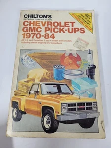 Chiltons manual Chevrolet GMC Pick-Ups 1970-1984 US & Canadian 2 & 4 wheel drive - Foto 1 di 4