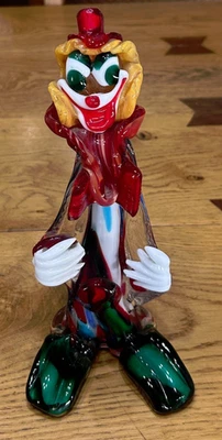 Vintage Murano Glass Clown, Large Size 11" Tall - Image 1 of 4