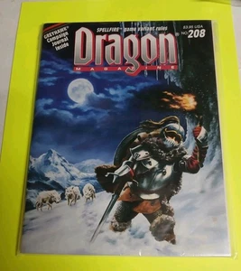 Dragon Magazin #208 TSR August 1994 neu aus altem Lagerbestand B&B kostenloser Versand - Bild 1 von 2