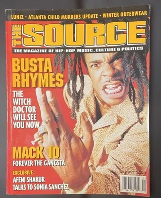 The Source Magazine 1997 Busta Rhymes Hip Hop Cover Magazine - Image 1 of 4