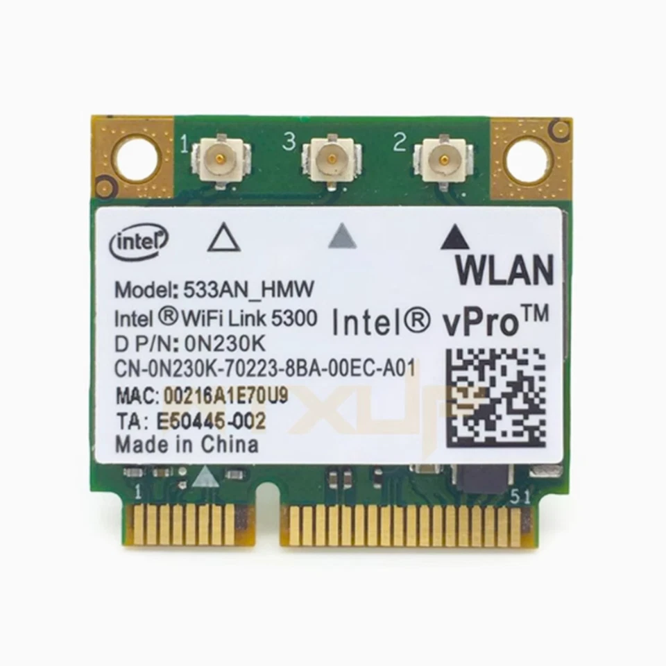 DELL Intel WiFi Link 5300 Dual Band 802.11ABGN Mini Card 533AN_HMW - Image 1 of 1