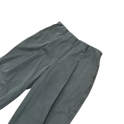 OSKA Women’s High-Waisted Pleated Pull-On Pant Blue Size 1 6/8 Lagenlook Cropped - Image 1 of 4