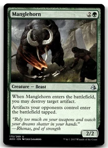Manglehorn 175 Magic The Gathering - Amonkhet - Imagen 1 de 2