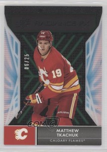 2021-22 SPx Radiance F/X Green /25 Matthew Tkachuk #RFX-35