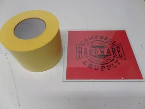 Polyken 827 Premium PE Film Tape 4" x 60 yards Yellow pinked Edges - Picture 1 of 4