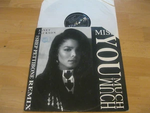 Maxi Single LP Janet Jackson Miss You Much Vinyl A&M 390 465-1 oder 390 445-1 - Imagen 1 de 4
