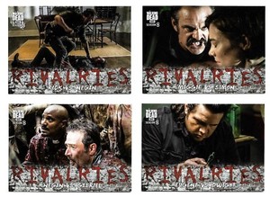 2018 Topps The Walking Dead Season 8 Part 1 Rivalries 7 Card Insert Set