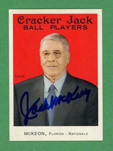 Jack McKeon MLB Baseball Signed Trading Card X8156 - Picture 1 of 2