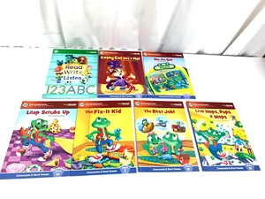 LeapFrog TAG & LEAPREADER Compatible. Learn to Read Short Vowel Phonics Set Of 7 - Picture 1 of 2
