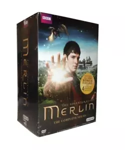The Adventures of MERLIN: Complete Series Season 1-5 (DVD 24-Discs Set) Region 1 - Picture 1 of 2