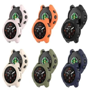 Frame Edge Shell TPU Screen Protector Protective Case for Garmin Fenix E 47mm - Zdjęcie 1 z 18