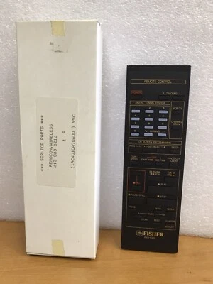 FISHER RVR-6300 Original Remote for Video Cassette Recorder FVH6300 New  - Image 1 of 4