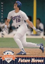 1992 Upper Deck FanFest #9 Juan Gonzalez Texas Rangers