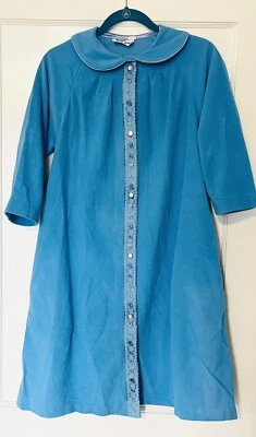 Casaco de lã vintage MCM 60s moda fina botão para baixo azul tamanho M - Imagem 1 de 4