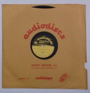 1960's AUDIODISCS 12" RECORD~High School BAND~C.E WRIGHT~Eagle River WI. Contest - Picture 1 of 2