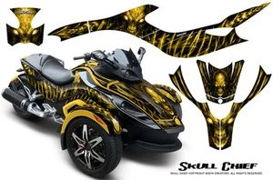 CAN-AM BRP SPYDER RS GS GRAPHICS KIT CREATORX DECALS WRAP SCY - Picture 1 of 1