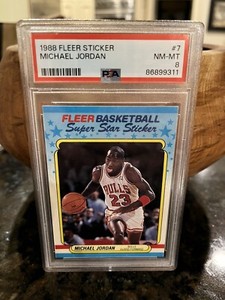 Michael Jordan 1988 Fleer #7 Stickers Price Guide - Sports Card Investor