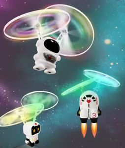 Robot Volante Giocattolo Drone Controllato a Mano Bambini RC Infrarossi Induzione Volanti Giocattoli US - Foto 1 di 21