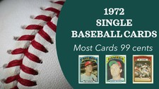 1972 Topps Baseball complete ur set #250-#499 (most 99 cents)