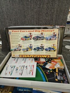 Milton Bradley NASCAR Champions Racing Board Game Jeff Gordon Earnhardt Sr 