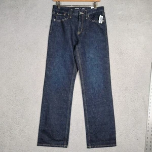 Old Navy Jeans Boys 16 Blue Denim Loose Built-In Tough Adjustable Waist NWT - Picture 1 of 13