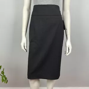 Falda Lápiz Recta Stylecorp Talla 12 Espalda Dividida Gris Carbón Forrada Mujeres NUEVA - Imagen 1 de 15