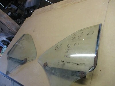 1966 BUICK GRAN SPORT SKYLARK GS 400 1/4 QUARTER  GLASS SET - Image 1 of 4