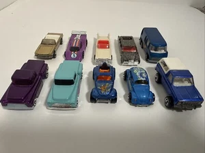 Hot Wheels Lot of 10 90s Cars VW Bug Flashider GMC Motorhome Mustang - Picture 1 of 11