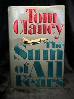 THE SUM OF ALL FEARS Tom Clancy HCDJ 1991 TRUE FIRST EDITION - FIRST PRINTING Foto 1 de 4